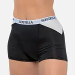 Boxer menstruel de sport - flux moyen - e n12 noir en nylon