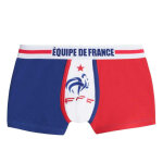 Boxer officiel equipe de france de football boy gardien pomm'poire bleu en coton Boxer officiel equipe de france de football boy gardien pomm'poire bleu en coton