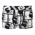 Boxer & shorty homme - noir en coton