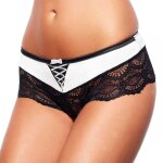 Boxer string noir / ivoire milan pomm'poire