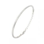 Bracelet acier pour charms perles par sc crystal sb050