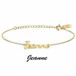 Bracelet athème b2694 - dore - jeanne femme Bracelet athème b2694 - dore - jeanne femme