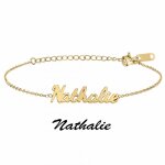 Bracelet b2694 - dore - nathalie