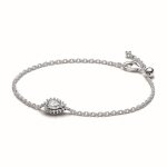 Bracelet cha�ne halo poire scintillant - pandora timeless