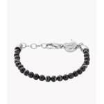Bracelet diesel dx0848040 - bracelet tresse cuir noir homme