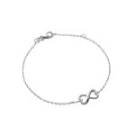 Bracelet femme fantaisie doublecoeur argent maison de la bijouterie wyz3yzzv