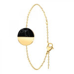 Bracelet femme b2422 - dore - angle m