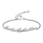Bracelet femme lacoste crocodile - 2040509 acier argent