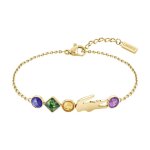 Bracelet femme lacoste deva - 2040361 acier dor� circonference interieur 165 mm + 50 mm extender
