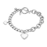 Bracelet femme lotus style bijoux woman's heart - ls2335 - 2 - 1 acier dor