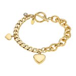 Bracelet femme lotus style bijoux woman's heart - ls2335 - 2 - 2 acier dor