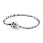 Bracelet femme marvel x pandora maille serpent & fermoir logo the avengers - argent