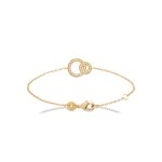 Bracelet fantaisie maille forat plaqu or maison de la bijouterie uw33v3zv