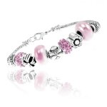 Bracelet femme so charm - b1144 - rose - bracelet perle rose Bracelet femme so charm - b1144 - rose - bracelet perle rose
