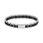 Bracelet homme boss bijoux metal links essentials - 1580665 acier noir Bracelet homme boss bijoux metal links essentials - 1580665 acier noir