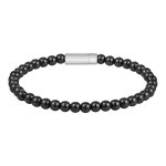 Bracelet homme boss bijoux sphere beads - 1580789m acier argent