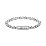 Bracelet homme boss bijoux sphere metal - 1580658m acier argent