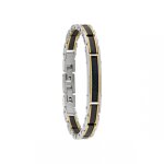 Bracelet homme jourdan li004h - nuku - acier noir Bracelet homme jourdan li004h - nuku - acier noir