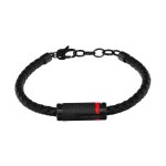 Bracelet homme pierre lannier bijoux - bj40a1551 cuir rouge Bracelet homme pierre lannier bijoux - bj40a1551 cuir rouge