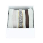Bracelet les interchangeables a47065 - bracelet coffret jonc ruban or jaune cristal les interchangeables ...
