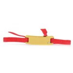 Bracelet les interchangeables a55541 - plaque ruban lisse strasse corail or jauneles interchangeables ...