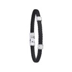Bracelet jourdan hudson fz140noh - bracelet en acier et or 750 jourdan bijoux