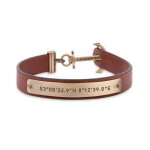 Bracelet paul hewitt bijoux ph - msc - m - br - bracelet cuir marron paul hewitt bijoux