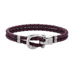 Bracelet paul hewitt ph - fsh - l - s - dm - acier phinity cuir violet