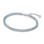 Bracelet rivi�re bleu clair scintillant 591469c03
