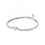 Bracelet rivi�re coeur scintillant pandora timeless - argent