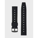 Bracelet silicone noir pour montre