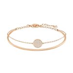 Bracelet swarovski 5274892 - bracelet or rose cristaux femme