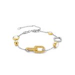 Bracelet ti sento - 23033zy argent dor et maillons torsads