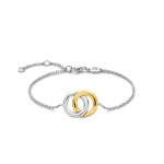 Bracelet ti sento - 2790sy argent bicolore anneaux entrelac�s