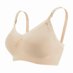Brassi�re d'allaitement rose cache coeur lingerie en viscose