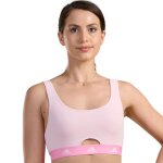Brassire femme active comfort adidas sport rose en coton