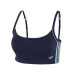 Brassière femme adicolor comfort flex cotton adidas original bleu en coton Brassière femme adicolor comfort flex cotton adidas original bleu en coton