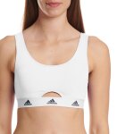 Brassire femme coton logo adidas blanc