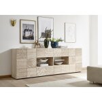 Buffet 2 portes et 4 tiroirs miro dcor chne
