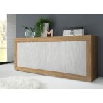 Buffet 4 portes chene cadiz blanche Buffet 4 portes chene cadiz blanche