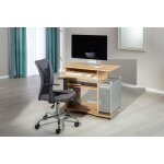 Bureau informatique addu imitation chne artisan