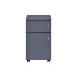 Caisson de bureau avec serrures file guard gris anthracite