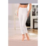 Caleçon long fine côte femme blanc Caleçon long fine côte femme blanc