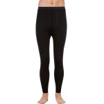 Caleon long homme ligne chaude eminence noir en coton