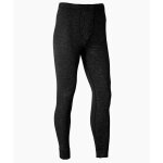 Caleçon long ouvert côte richelieu noir thermolactyl Caleçon long ouvert côte richelieu noir thermolactyl