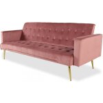Canap convertible clic - clac juicy velours rose