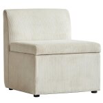 Canap modulable varde design scandinave raffin en velours ctel avec mousse