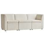 Canap modulable varde design scandinave raffin en velours ctel avec mousse de densit suprieure