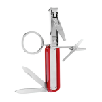 Canif multi outils rouge en inox