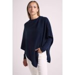 Cape poncho femme zarina en cachemire bleu marine Cape poncho femme zarina en cachemire bleu marine